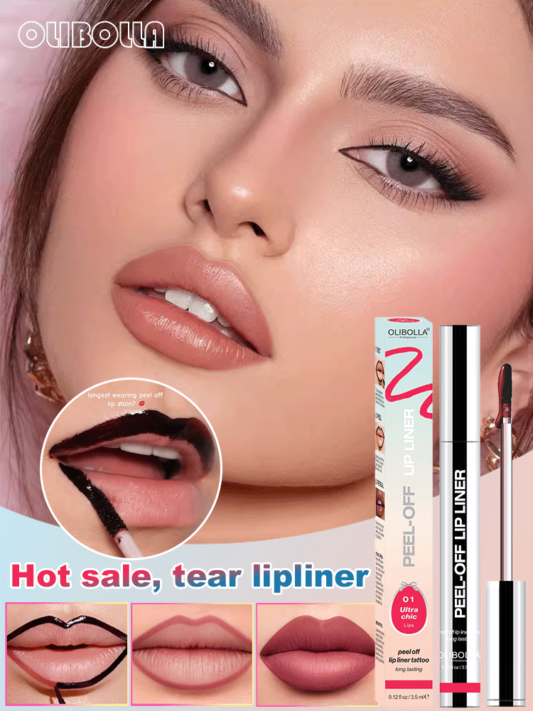 Peel- Off Lip Liner Lipstain Lasts all day