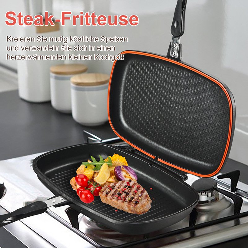 Steakbratpfanne aus Aluminiumdruckguss