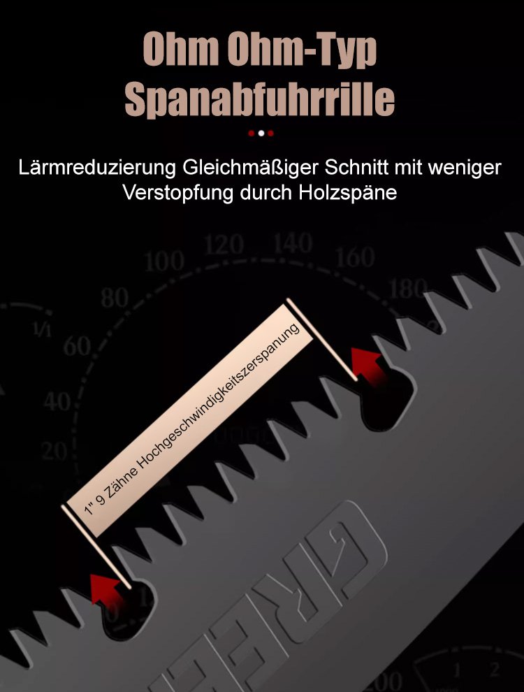 Haushaltsklappsäge aus Manganstahl