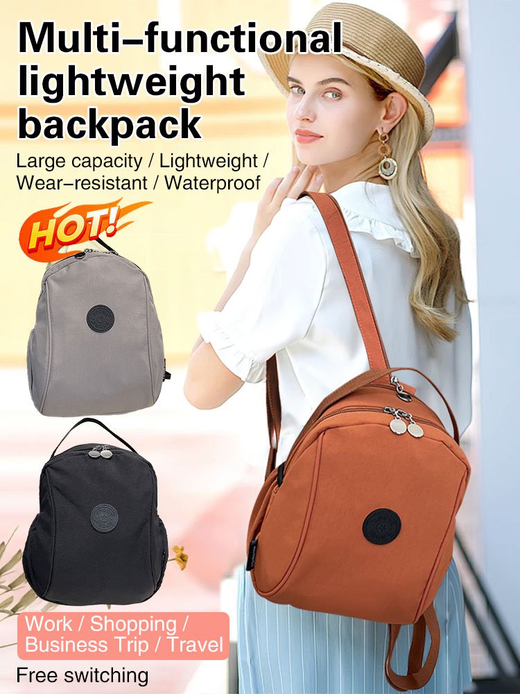 Multiple carrying methods for lightweight backpacks
