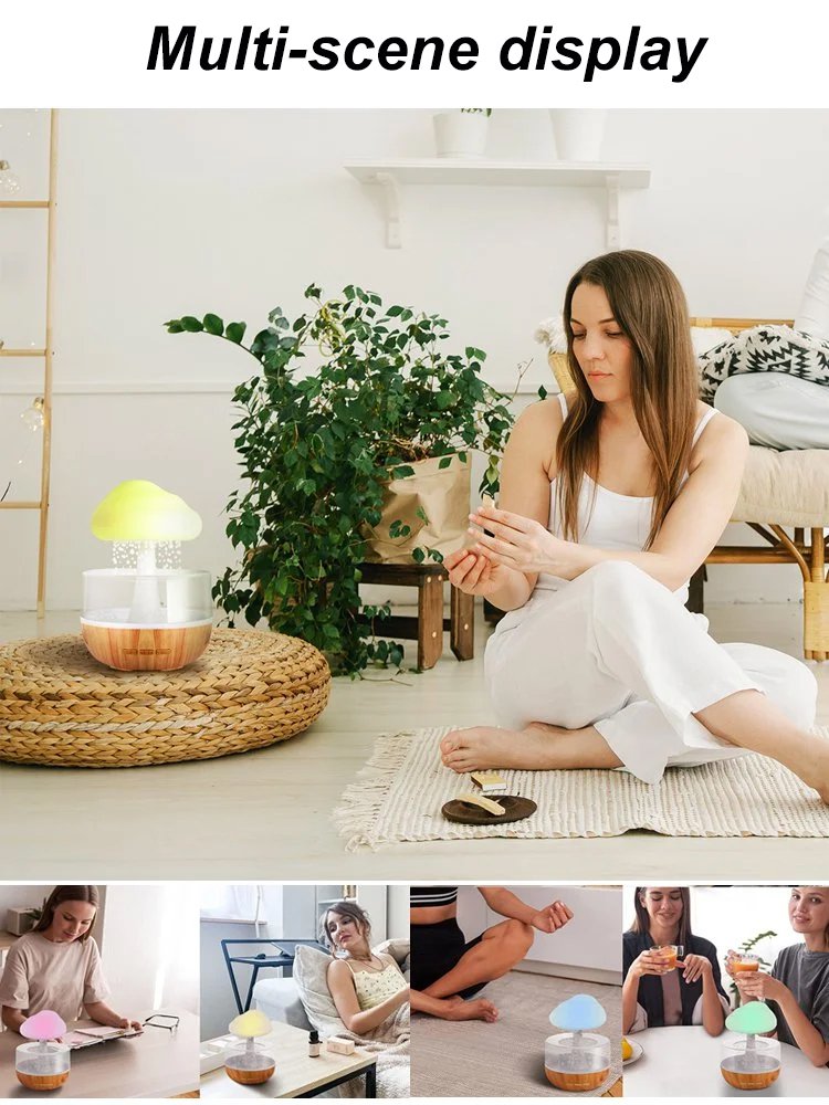 Smart color-changing humidifier