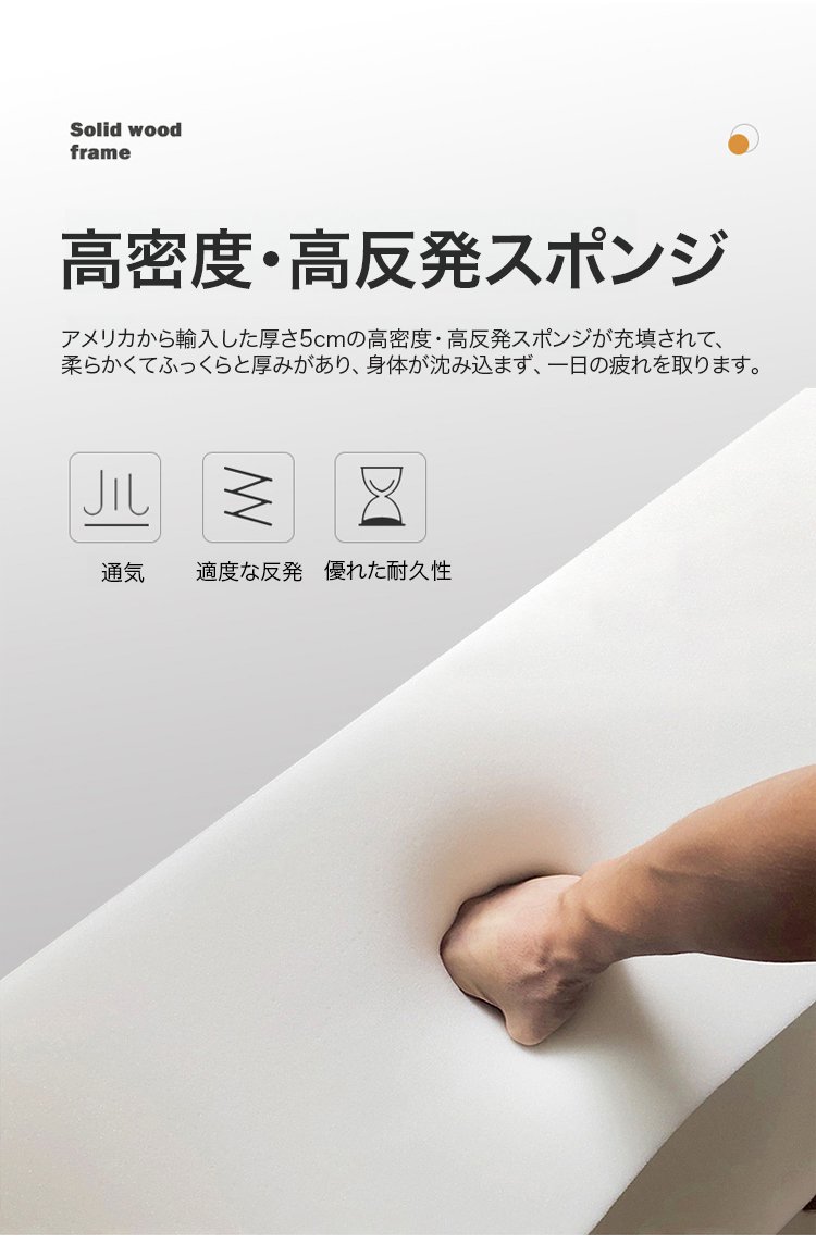 快適な寝心地をサポートするマットレス構造