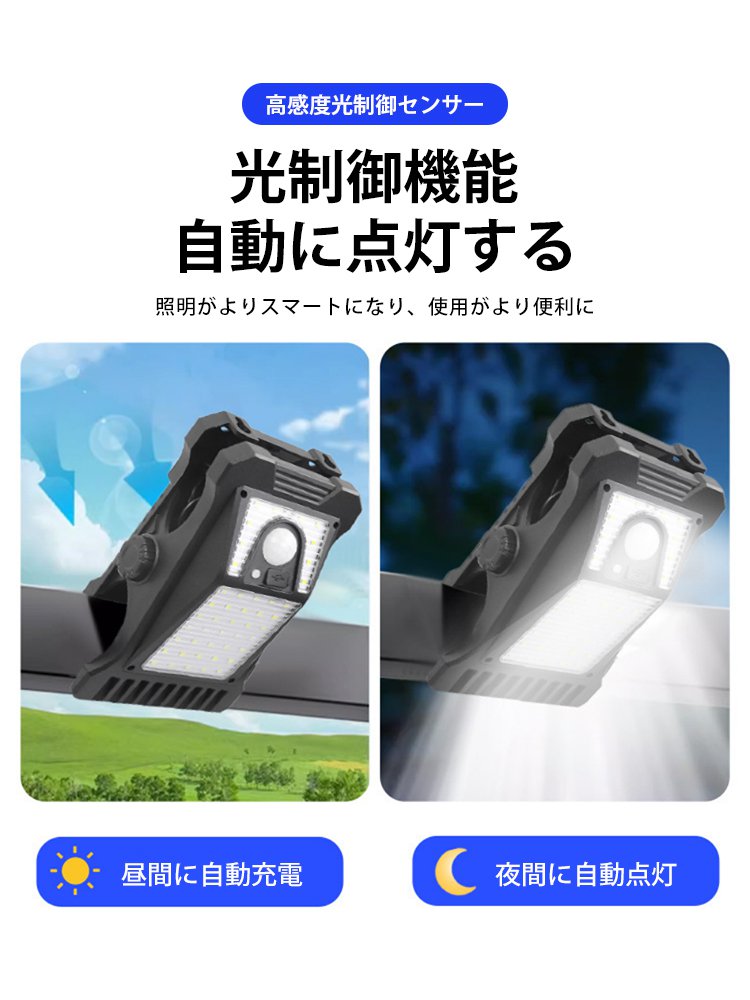 クリップ式ソーラーライト