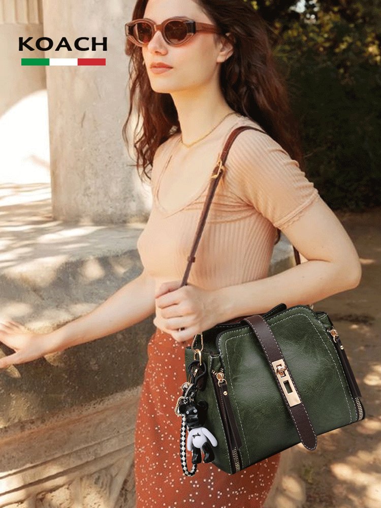 Leder große Kapazität Crossbody Handtasche