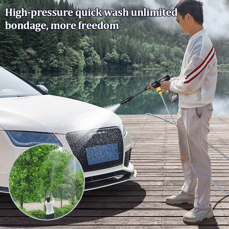 high pressure lithium wireless car washer set