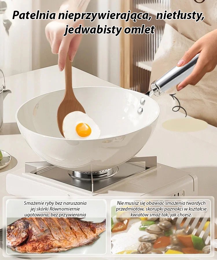 Ceramiczna patelnia nieprzywierająca