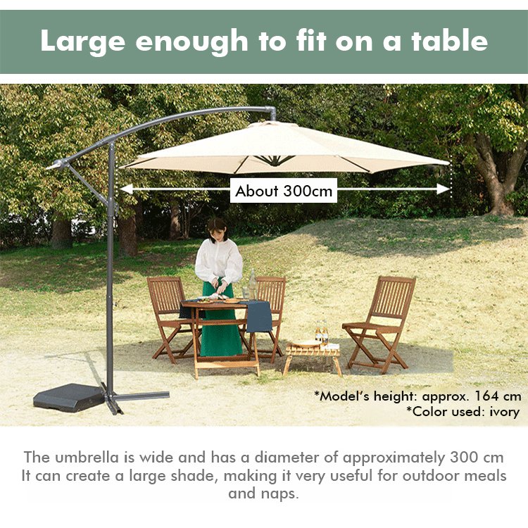 Outdoor garden sunshade waterproof umbrella cloth