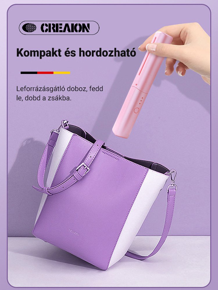 Negatív ionos hajkiegyenesítő, amely nem károsítja a hajat