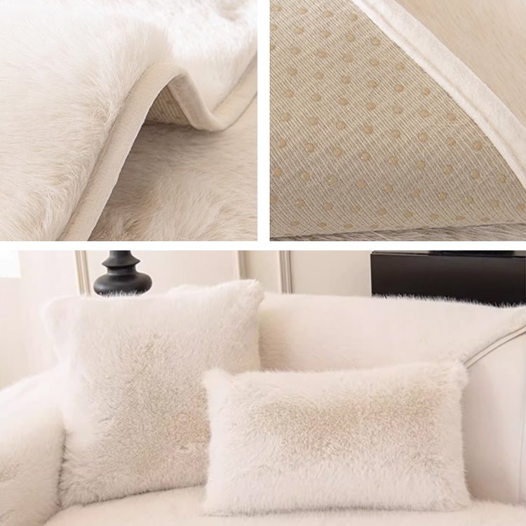 【고품질 1개=10개】밍크털 도톰한 고급 소파  매트