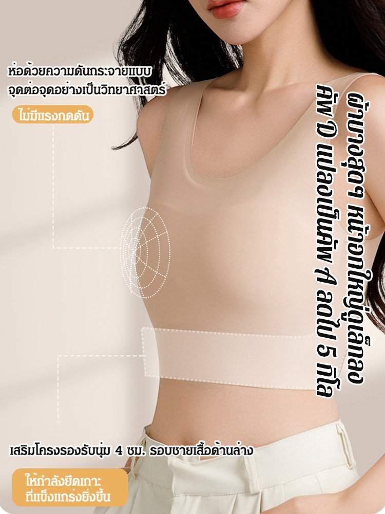 ชุดชั้นในกระชับหน้าอกที่ทำให้หน้าอกดูเล็กลง