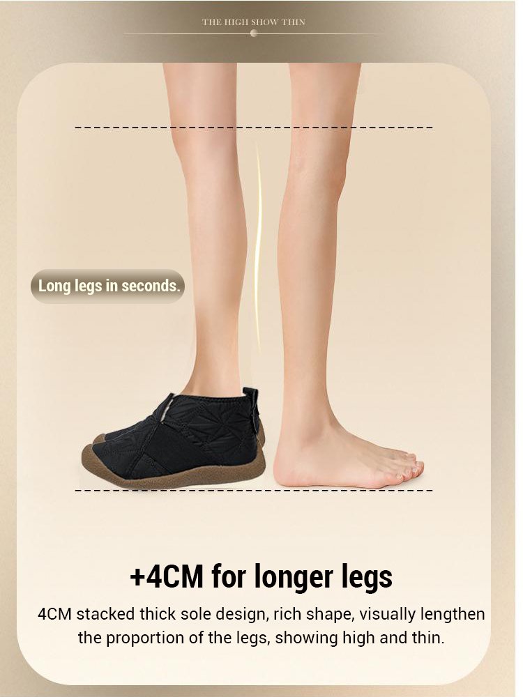 Fleece-lined low-top snow boots