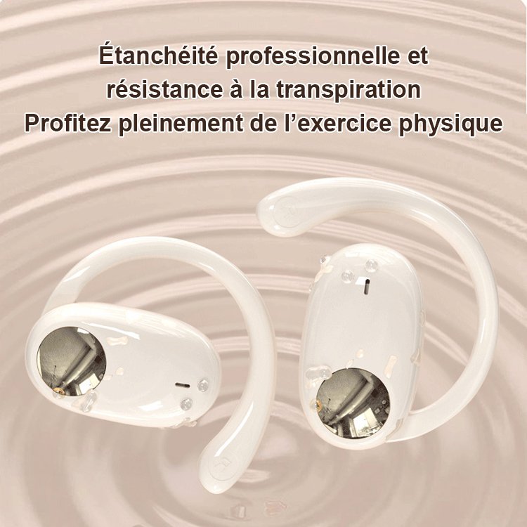 Casque d'écoute Bluetooth OWS pivotant à 80