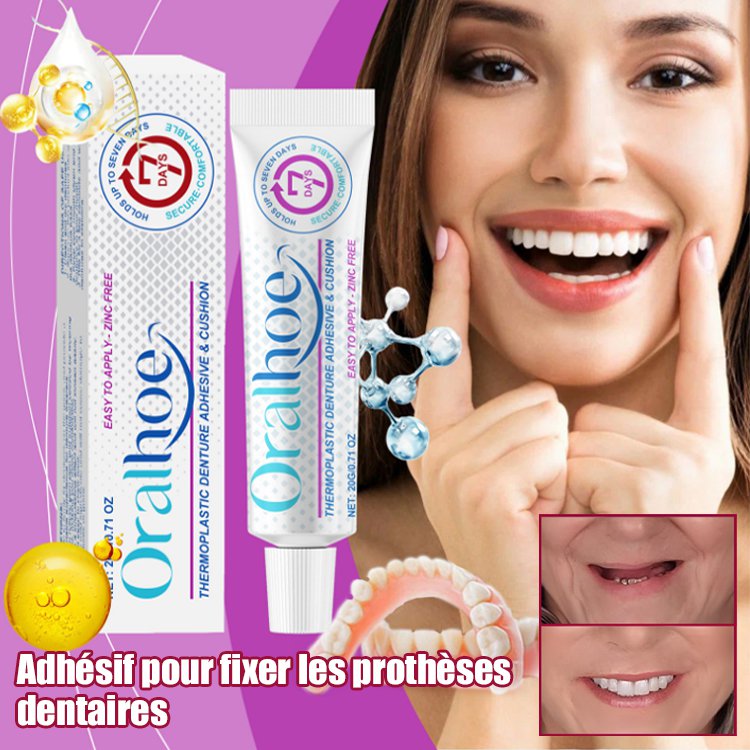 Qualité alimentaire] Adhésif thermoplastique pour prothèses dentaires