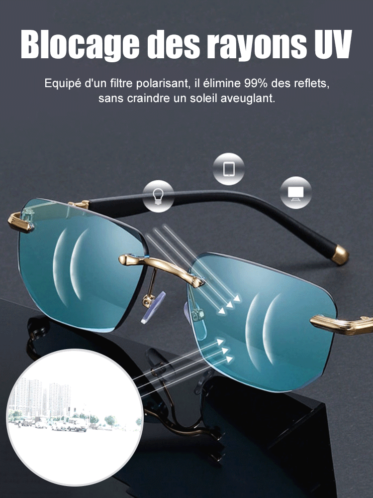 Lunettes de lecture intelligentes avec zoom