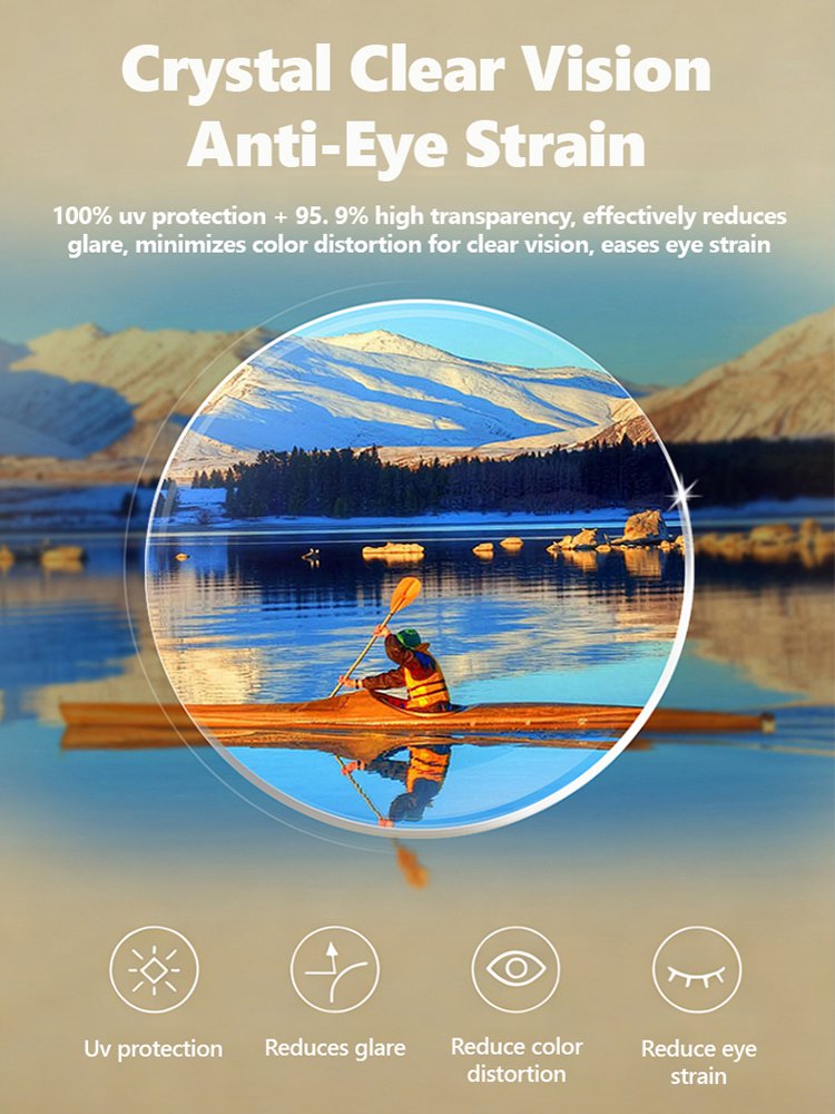 【A Single Pair for Both Near and Far Vision】Pure Titanium Frameless Blue Light Blocking Reading Glas
