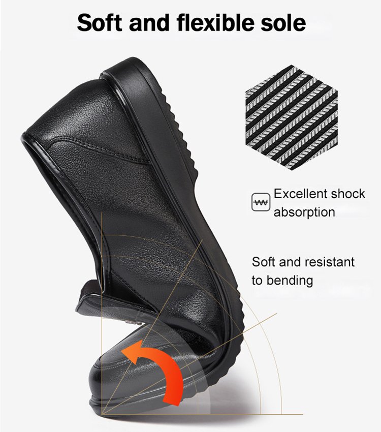 Ανδρικά παπούτσια slip-on δερμάτινα