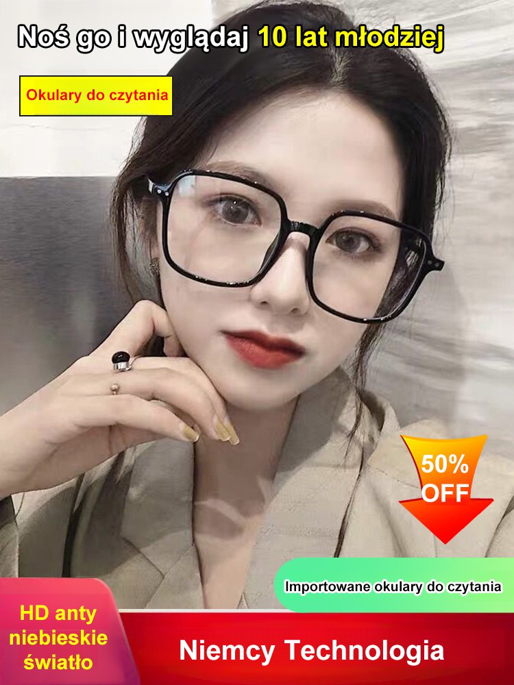 【10 Years Younger】German Craftsmanship Handmade Thick Frame Reading Glasses