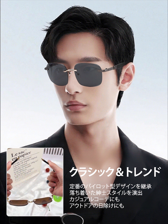 パイロット高精細偏光サングラス