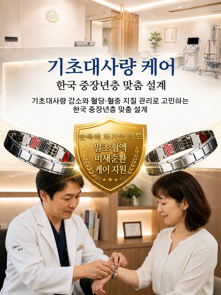 【프리미엄 의료 케어급】다점 자석 자기 케어 팔찌
