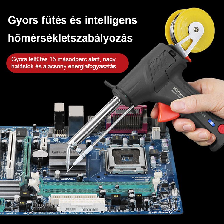Multifunkcionális elektromos forrasztópáka készlet.