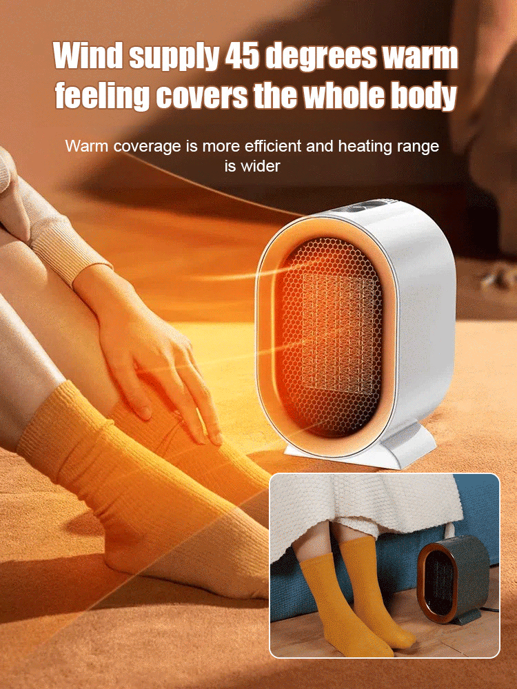 One-second heat energy-saving lightless low-noise constant temperature fan