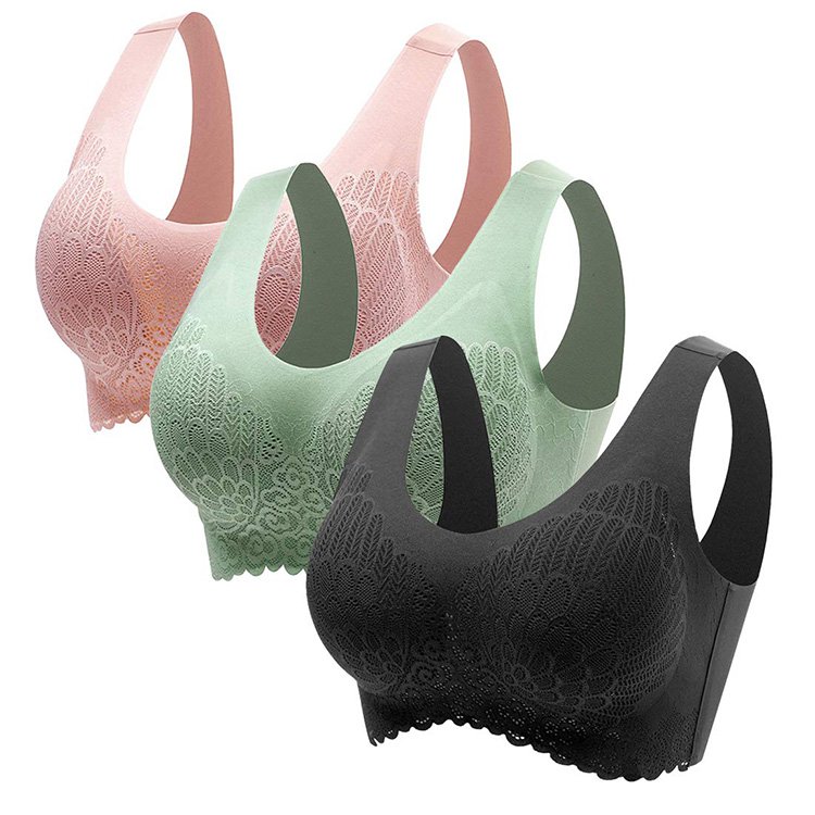 Nahtlose Latex-Unterwäsche mit Spitze