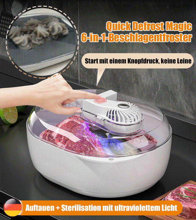 6-in-1-Bakterienhemmender Auftau-und Frischhalter