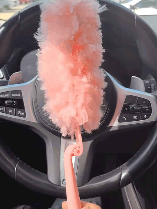 [Bionic adsorption does not raise dust] Electrostatic adsorption foldable bubble duster