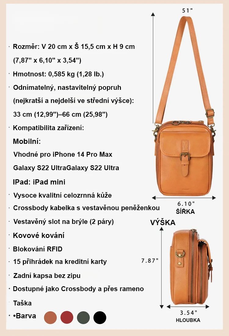 Malá crossbody taška