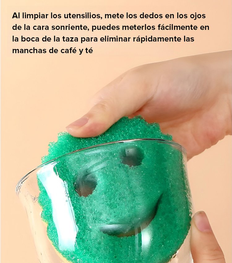 【Precio increíble】Esponja de lavar platos con textura flexible