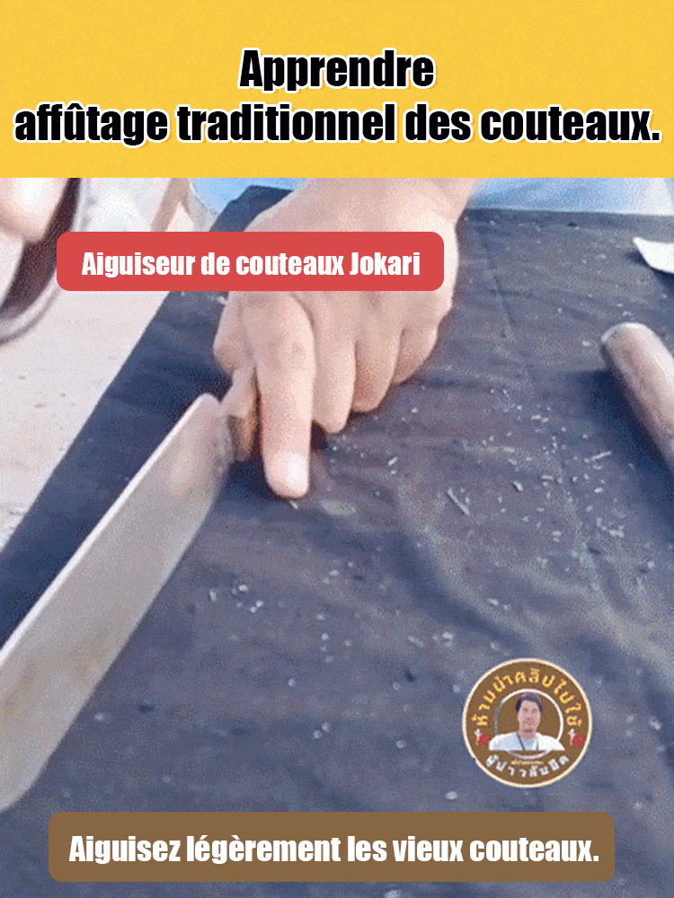 【1S Sharp】 Aiguiseur de couteaux à poignée unique