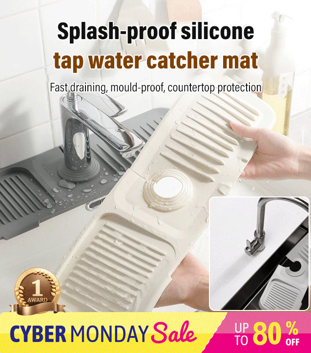 Splash-proof Silicone Drain Mat