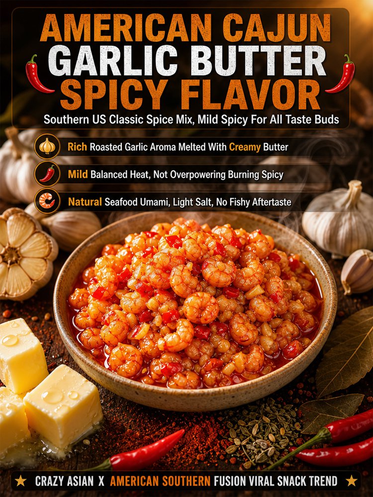 Premium Garlic Shrimp Jar