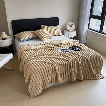 Manta de franela de alta calidad engrosada para mantener el calor