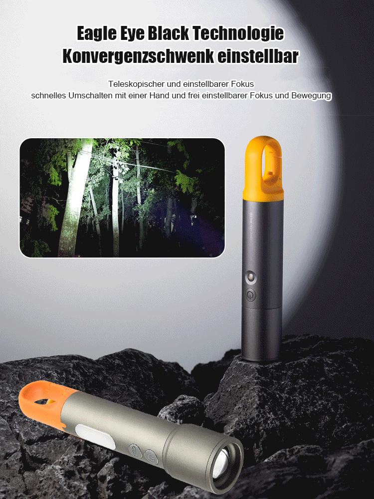 Superhelle Outdoor-Taschenlampe