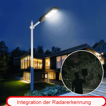 Wasserdichte Solar-Sensor-Leuchte