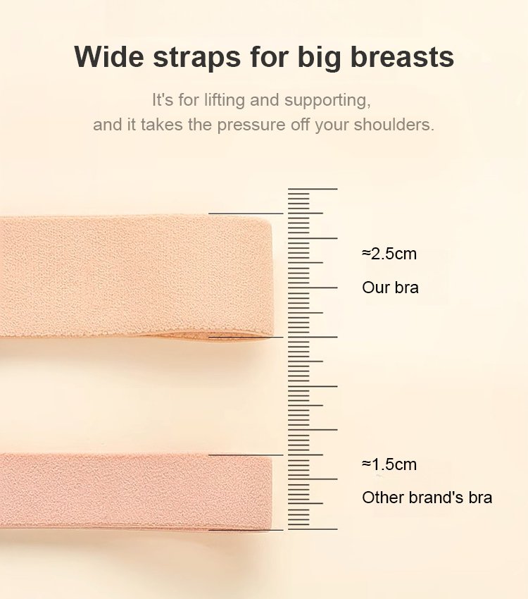 [Breast Minimizing] Lightweight push-up armpit fat control wireless bra 