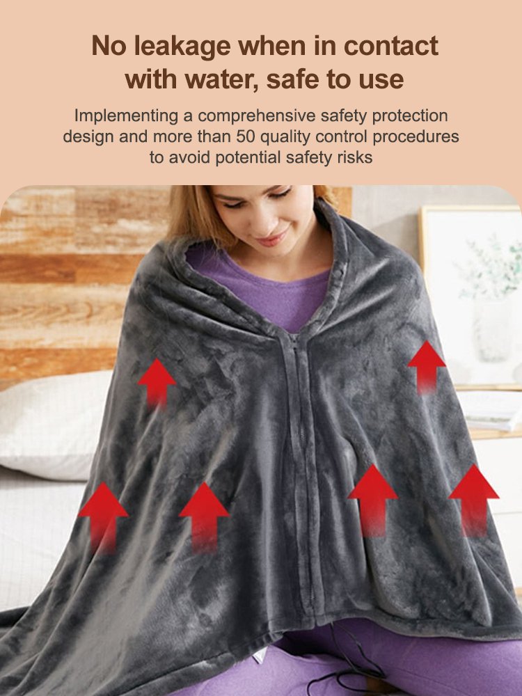 [One blanket for multiple uses] It offers even more warmth than a thick down jacket! 