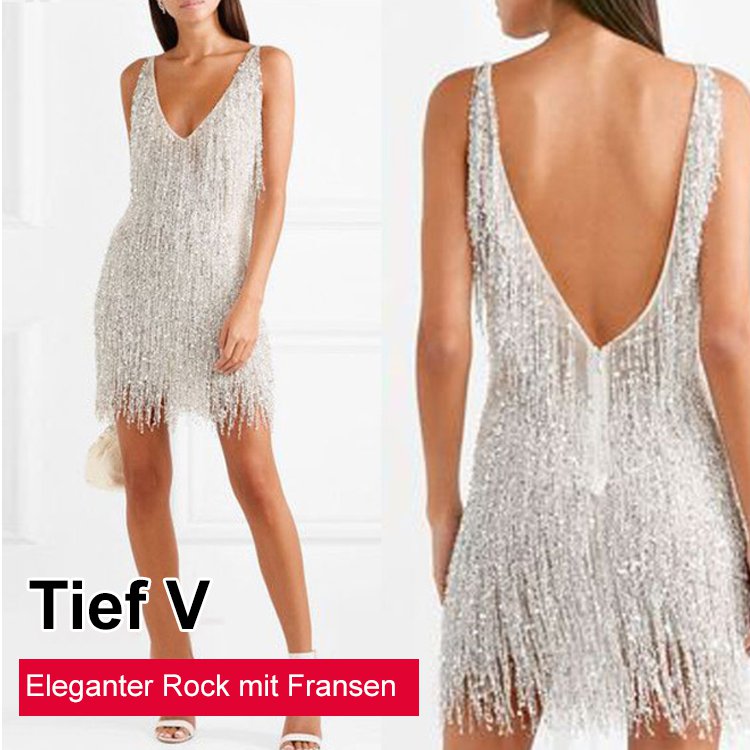 Sexy Prinzessinnenkleid mit V-Ausschnitt