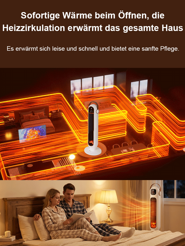Schlafzimmer Stand-Heizlüfter mit intelligenter Steuerung