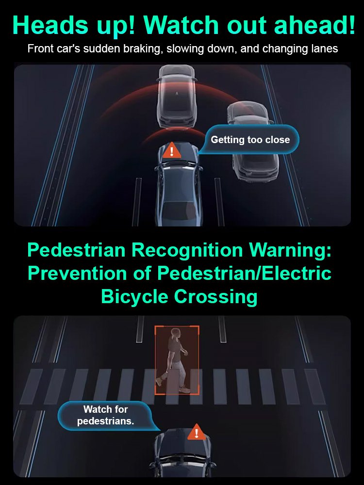 High-definition central control dual-application driving recorder