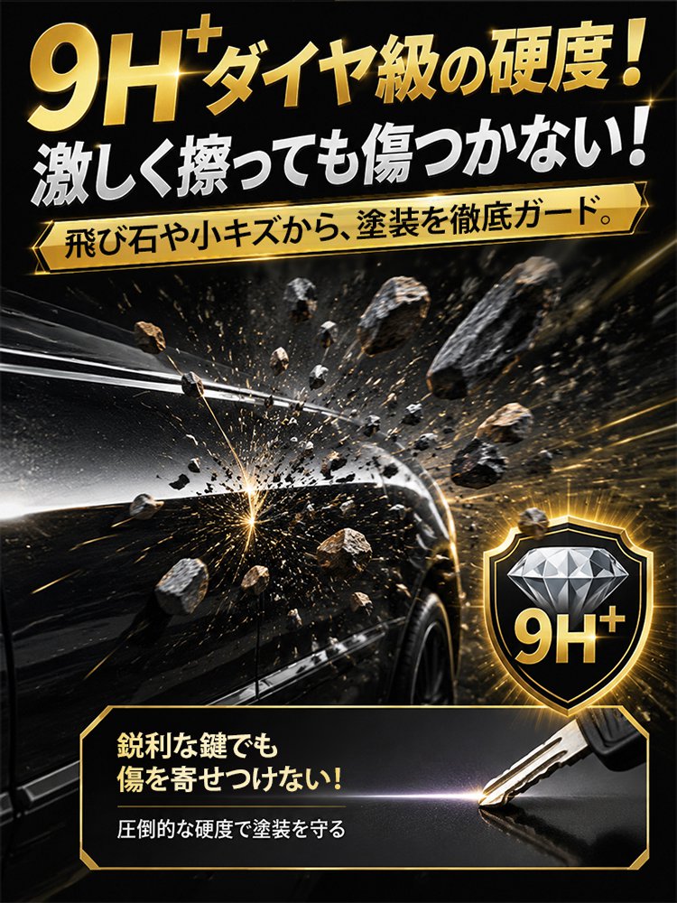 高耐久車用セラミックコーティング剤セット
