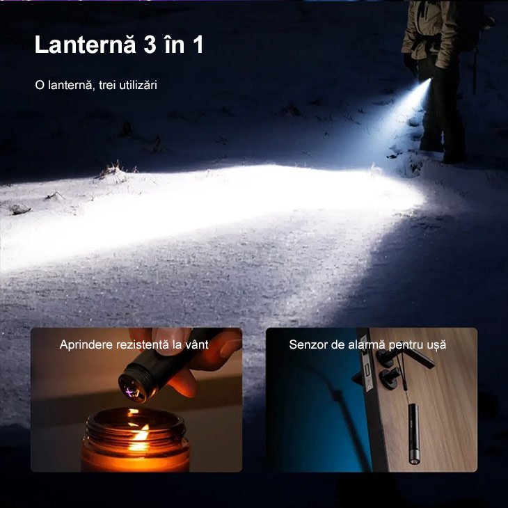Lanterna de încărcare multifuncțională trei-în-unu
