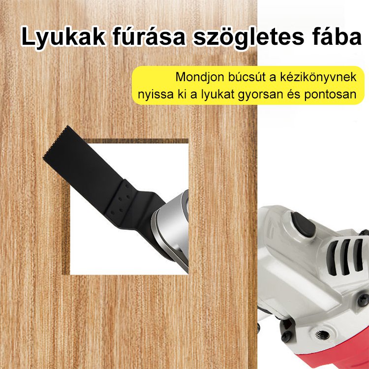 Multifunkcionális elektromos csiszoló és vágó lapát