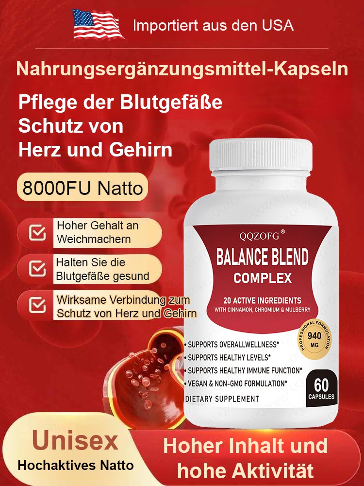 Blutzuckerspiegel unterstützende Nahrungsergänzungskapseln