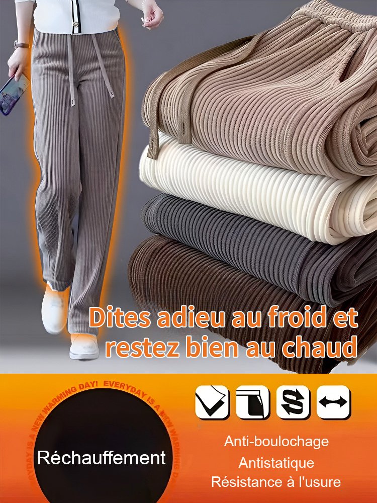 Pantalon large décontracté et confortable
