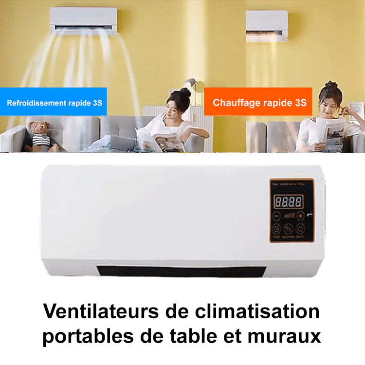 Petit climatiseur mobile de chauffage et de refroidissement