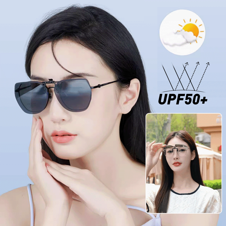 주야 겸용 초경량 접이식 클립 선글라스