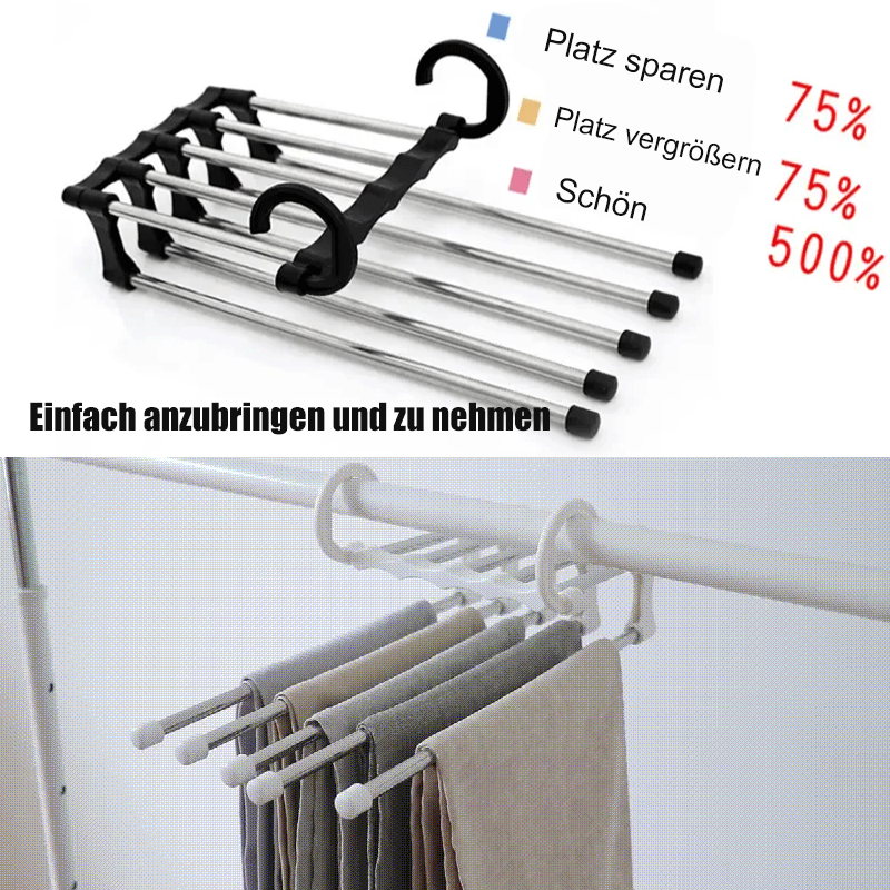 Multifunktionaler 5-in-1-Hosenbügel