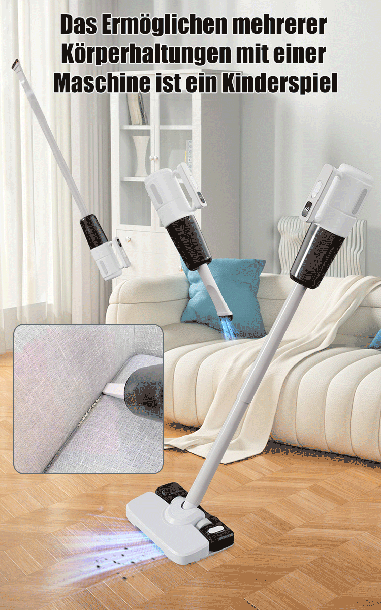 【Upgrade Große Saugkraft】Nass-Trocken-Saugen und Wischen 5-in-1 Staubsauger